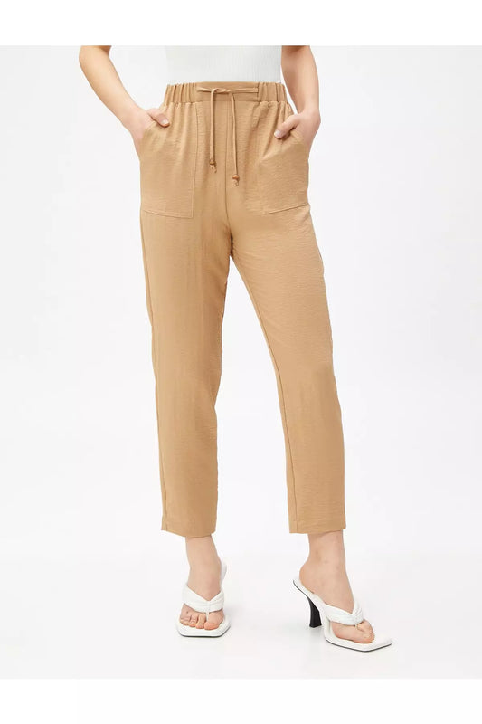 Buy KOTON Pockets Casual Pants High Waist